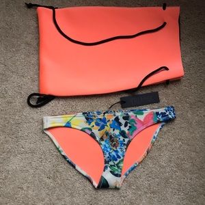 Triangle bottoms and backpack